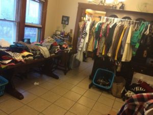 Clothing swap party
