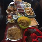 Clothing swap party food