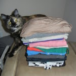 Clothing donation pile