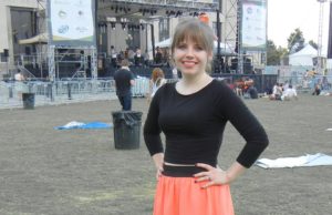 In front of LOTG stage