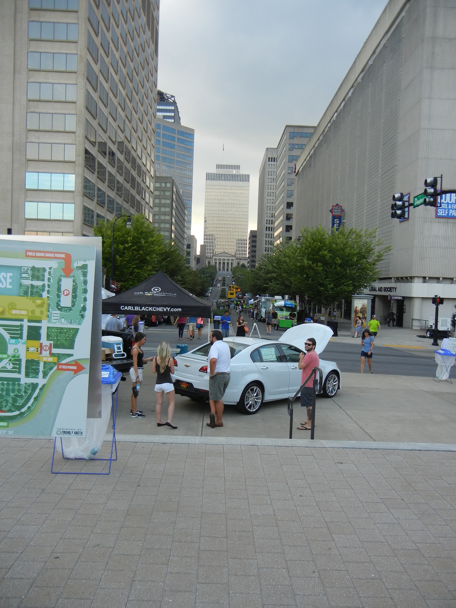 View of Deaderick St