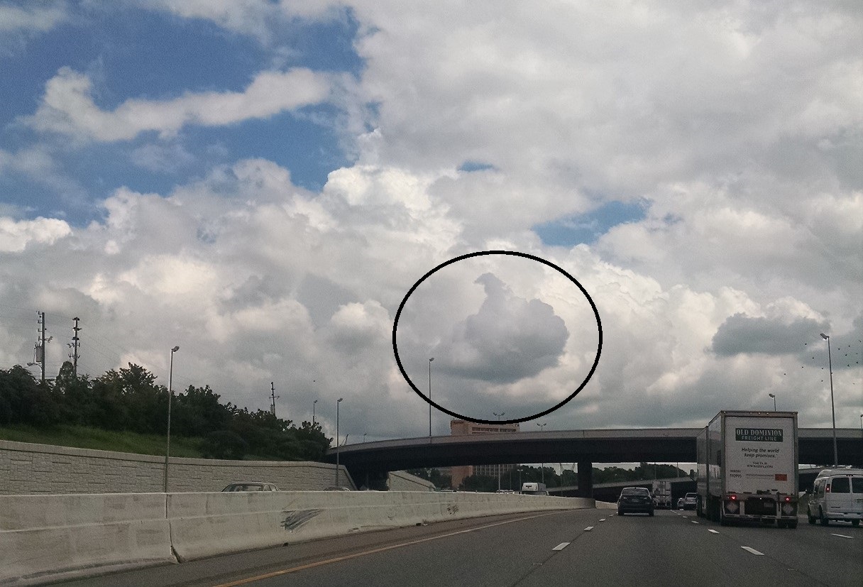 Thumbs up cloud