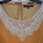 Fall crochet dress, lace detail | Christina's Best Life