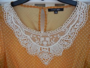 Fall crochet dress, lace detail | Christina's Best Life